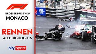 Wetter-Chaos + schwerer Crash in Monaco  Rennen - Highlights  Großer Preis von Monaco  Formel 1