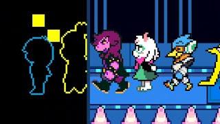 Do OTHER Party Members Have an Outline Here? Deltarune chapter 2