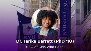 Meet Girls Who Code CEO Dr. Tarika Barrett  NYU Steinhardt PhD 10