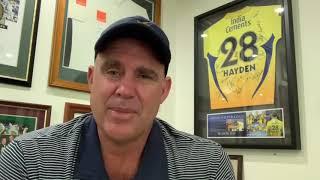 Dhonis Dharamshala innings is my favourite - Matthew Hayden