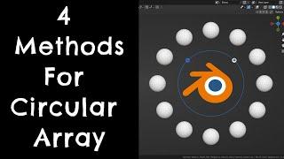 Circular Array  Blender 3.4 Tutorial