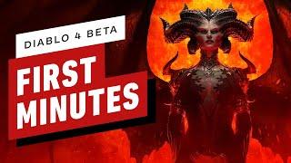 The First 17 Minutes of Diablo 4 Gameplay - Early Access Beta