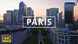 Paris France   4K Drone Footage