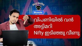 Post Market News  Stock Market News Malayalam  Why Market Crash Today