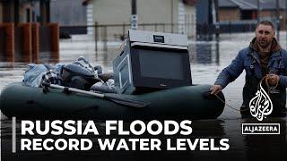 Russia floods Record-high water levels in Orenburg persist