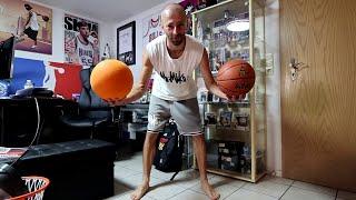Ich teste den LEISEN Lautlosen Basketball für Zuhause