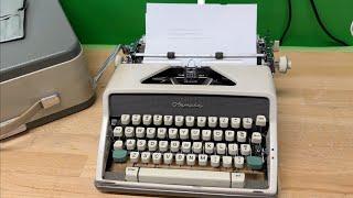 1963 Olympia SM-7 Portable Typewriter Demo