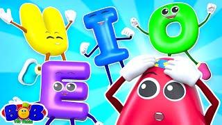 Five Little Alphabets Counting Song + More Kids Learning Videos & Rhymes