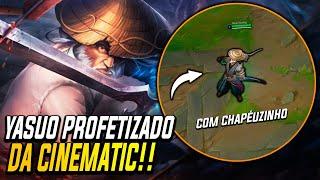 ASSIM QUE DEVERIA SER A SKIN YASUO PROFETIZADO IGUAL DA CINEMATIC