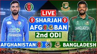 Afghanistan vs Bangladesh 2nd ODI Live Scores  AFG vs BAN 2nd ODI Live Scores & Commentary