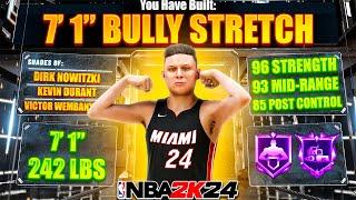 My 7 1 STRETCH BIG w HOF BULLDOZER is DOMINATING on NBA 2K24