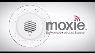 A home controlled by Alexa showering to music with the echo dot and Moxie.