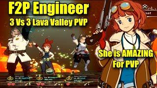 F2P Engineer 3 vs 3 PVP Lava Valley - Ni No Kuni  Crossworld Global Server