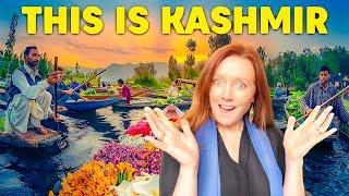 My FIRST TIME at a stunning FLOATING MARKET in Kashmir.. it was CRAZY 