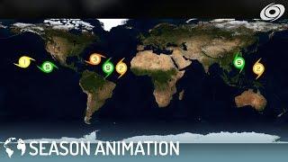 2018 Worldwide Cyclone Season Animation