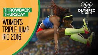 Womens Triple Jump Final at Rio 2016  Throwback Thursday