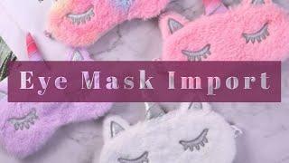 Eye Mask Import Review Part 2  Penutup Mata Bikin Makin Pules Mimpi Indah