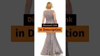 Alex Evenings Womens Long Sleeveless Dress  - Maxi Dress for Wedding Guest