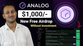 Analog Insensitive Testent Airdrop & 200 Point Daily Claim Full Guide  Analog Free Airdrop  Mstech