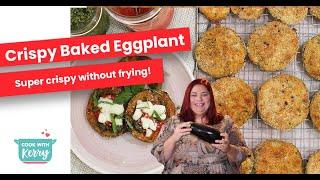 Crispy Baked Eggplant  Super Easy Eggplant Recipe