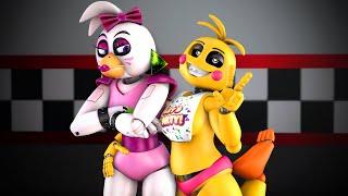 Glamrock Chica vs Toy Chica FNaF Security Breach animation