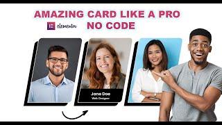 Amazing CARD With HOVER Effect Like a PRO  No Code  Elementor Tips & Tricks