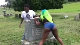 A Stripper Twerking On A Man’s Grave