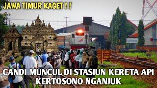 JAWA TIMUR KAGET  Tiba-tiba Muncul Candi Di Stasiun Kereta Api Kertosono Nganjuk Jawa Timur