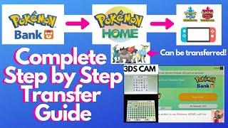 How to Transfer Pokemon From Your 3DS to Sword & Shield Using Pokemon Home & Bank - Complete Guide