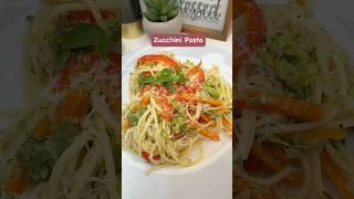 This Zucchini Pasta Is A Fantastic Way To Enjoy A Healthy Meal With Some Veggies #recipe #easy