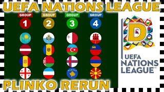 UEFA Nations League D Rerun - Plinko Marble Race - Who Will Win? - Algodoo