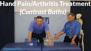 New and Unusual Treatment for Hand PainArthritis Contrast Baths