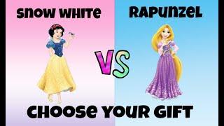 snow white vs rapunzel choose your gift # surprising gifts