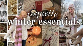 coquette winter essentials *clothing books & more* ️🩰