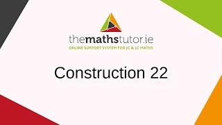 Construction 22. Orthocentre of a triangle