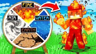 The Roulette of ELEMENTAL POWERS in Minecraft