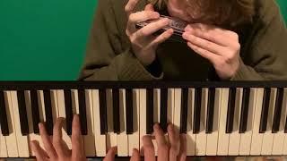 Blackbird  Piano Harmonica Cover