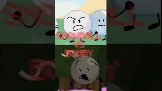 Bomby vs Snowball and Taco vs Flower #bfdi #bfb #capcut #shorts #edit