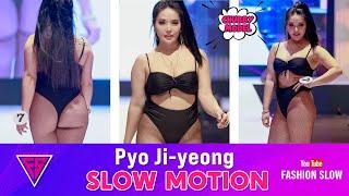 4K Pyo Ji-yeong in SLOW MOTION  Maxim Natural Size Model Contest  Asian Plus Size Model