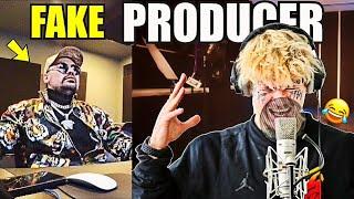 Fake STUDIO PRODUCER Prank on a SoundCloud RAPPER MUST WATCH