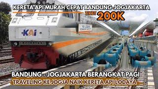 Tiket 200 Ribu Kereta Api Lodaya Eksekutif Pagi Bandung - Jogjakarta  Solo Trip Jogjakarta Eps.1