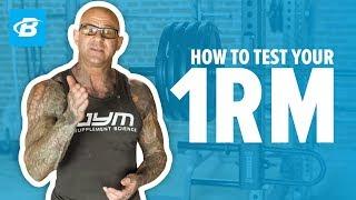 How to Test Your 1 Rep Max  Jim Stoppani PhD