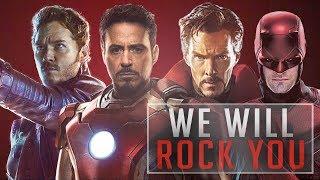 Marvel Cinematic Universe - We Will Rock You Tribute