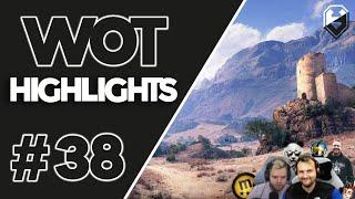 WOT HIGHLIGHTS  Best Streamers Moments #38  World of Tanks  EU