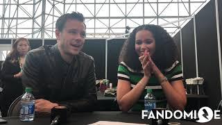 Charmed Roundtable -  Madeleine Mantock & Rupert Evans at New York Comic Con 2019