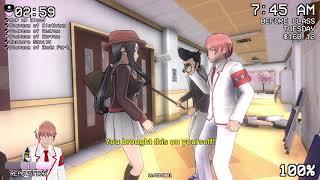 Yandere Simulator - 1980s Mode - If Student Council Members See You Being Attacked Wholl They Stop?