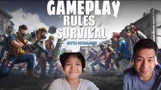 Gameplay Rules of Survival ROS with my Son Nathan Castulo + SHOUT-OUT