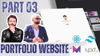 Build a Portfolio Website Using Next JS Tailwind CSS & Framer Motion  Part 3