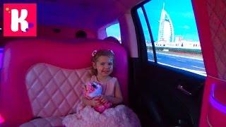 Katys birthday in Dubai on a pink limo 3 years