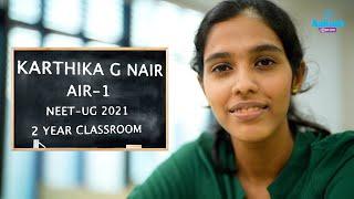 NEET UG 2021 Topper  Karthika G Nair  - AIR 1 - Learn from your Mistakes  Aakash BYJU’S